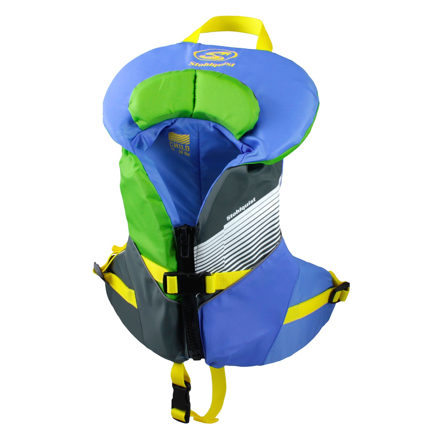 Stohlquist Child Life Vest, USCG and Transport Canada Approved Kids Life Jacket for 30-60 lbs, Type II PFD Personal Flotation Device