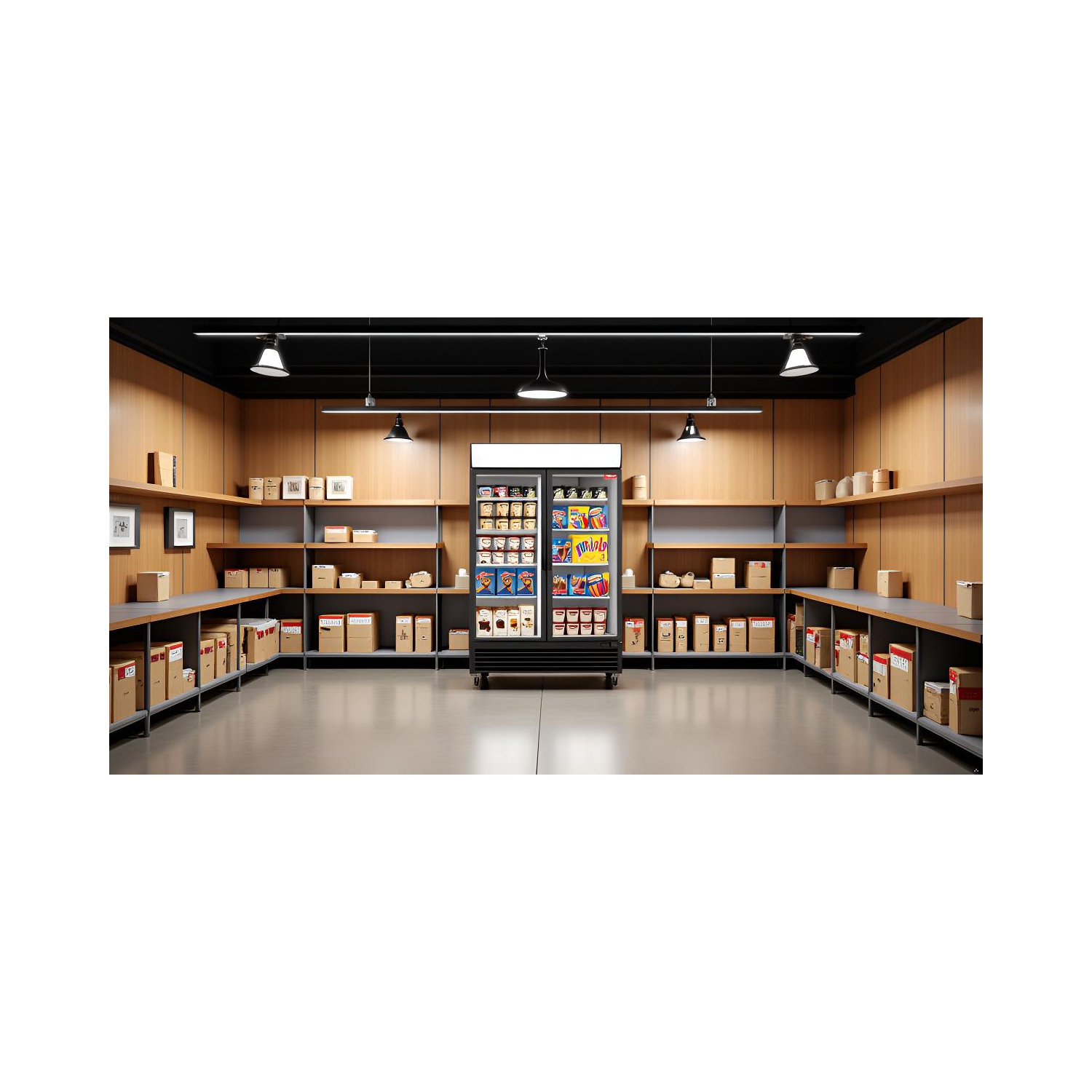 New Air commercial 54 po 43 pi3 avec CONGÉLATEUR DE porte en verre double - Noir