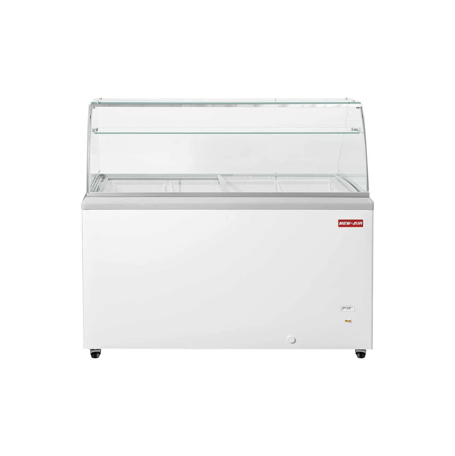 New Air commercial 60 po 16,1 pi3 avec Armoire à crème glacée - Blanc/Gris