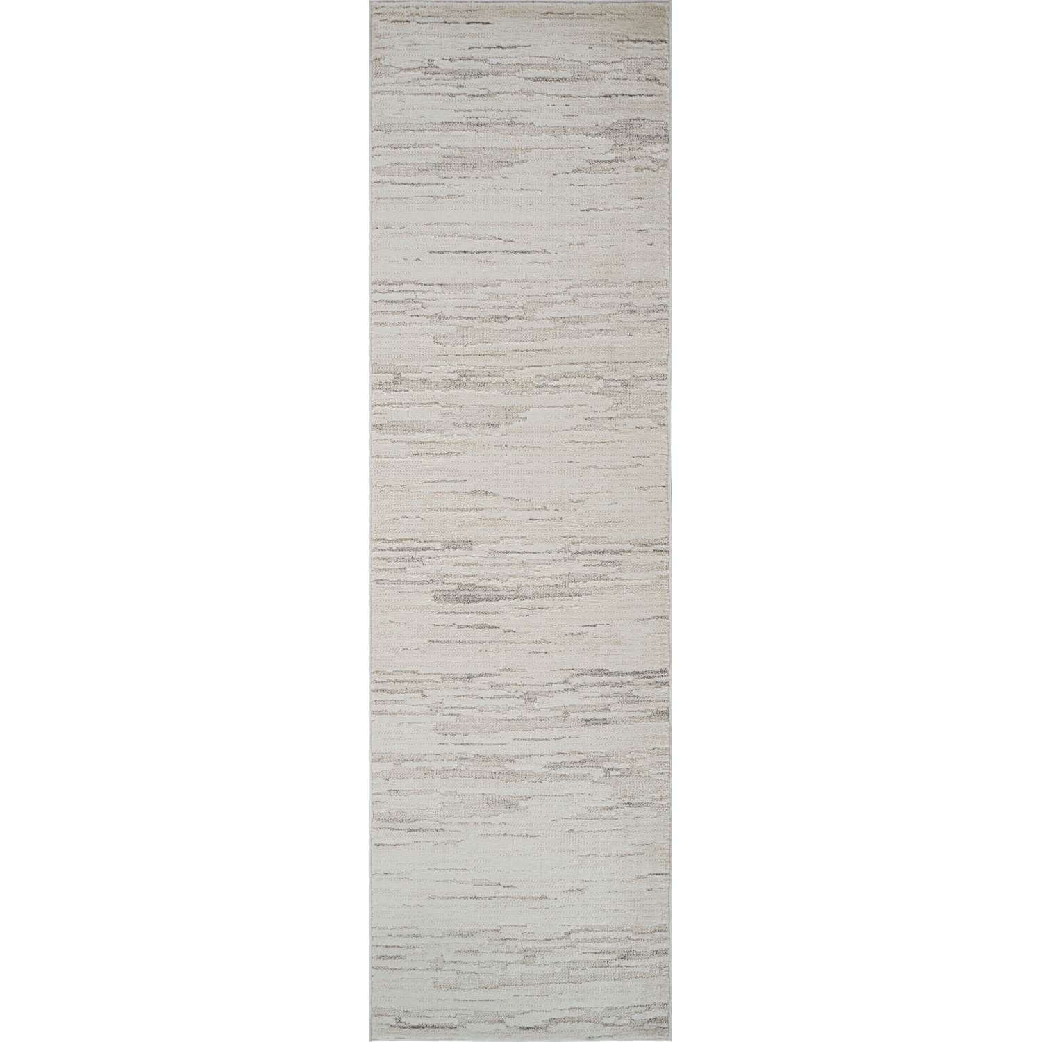 Tapis d'intérieur contemporain abstrait Branch Taos beige/crème