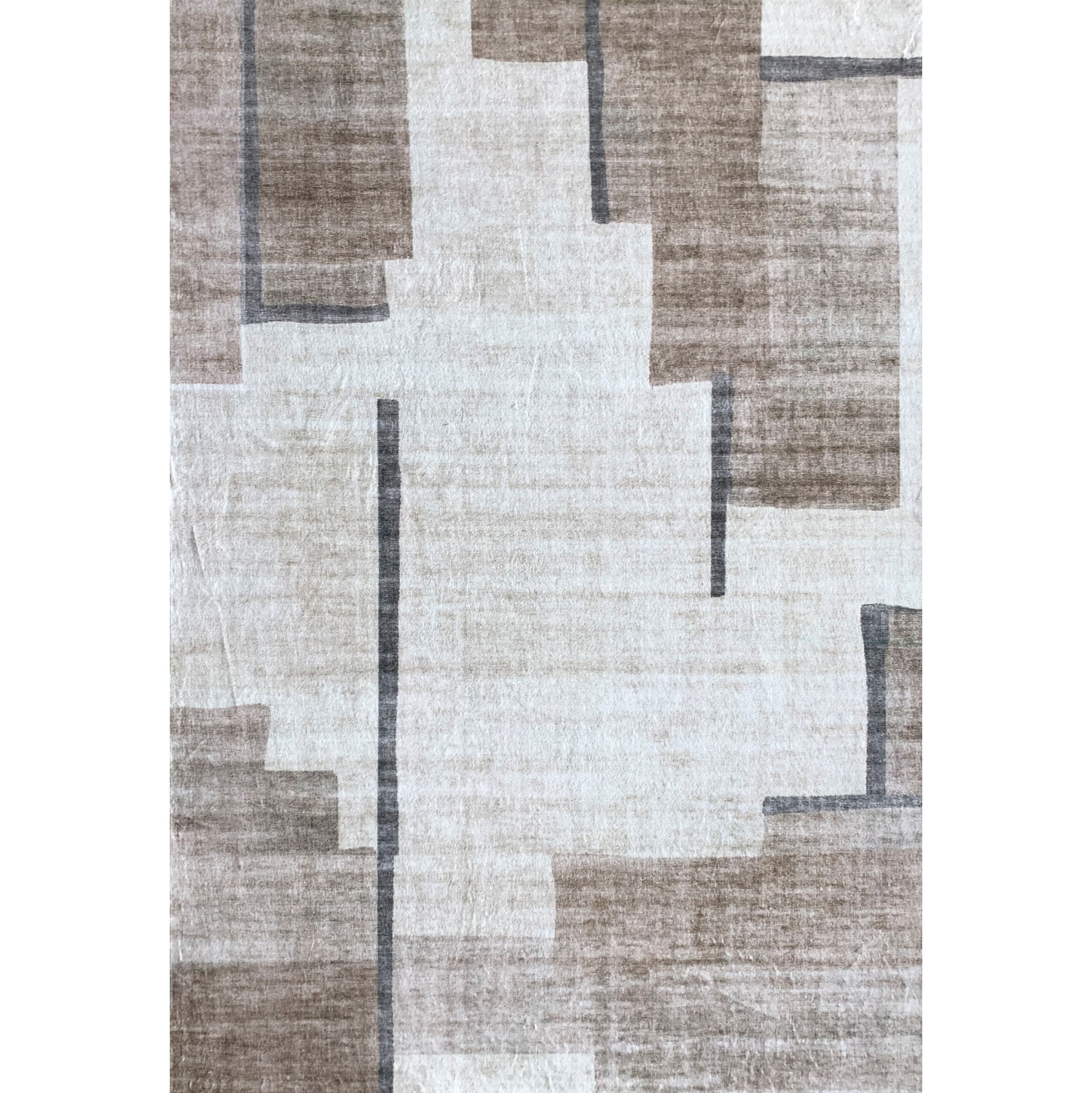 Rug Branch Miles Contemporary Geometric Beige/Brown Area Rug
