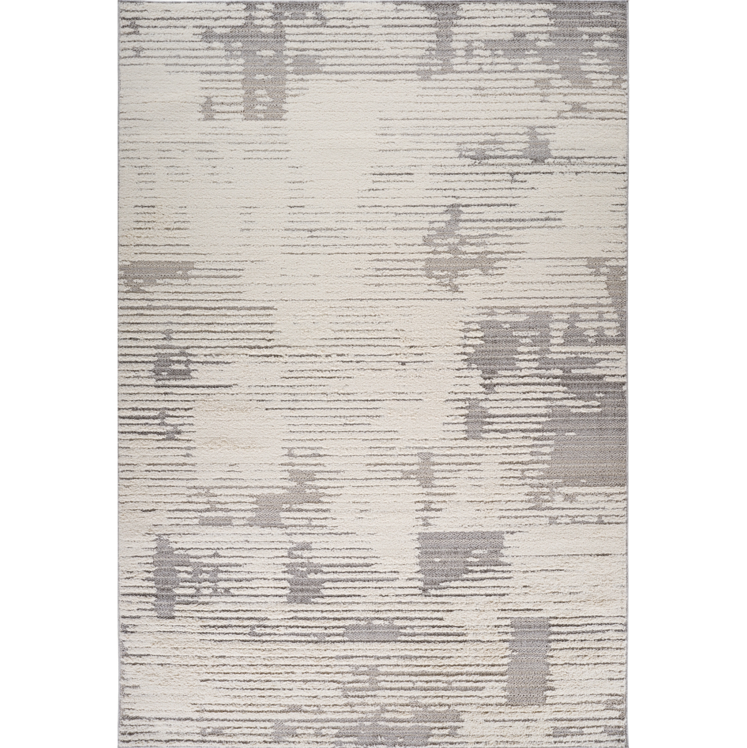 Rug Branch Kasumi Contemporary Abstract Cream/Grey Indoor Area Rug