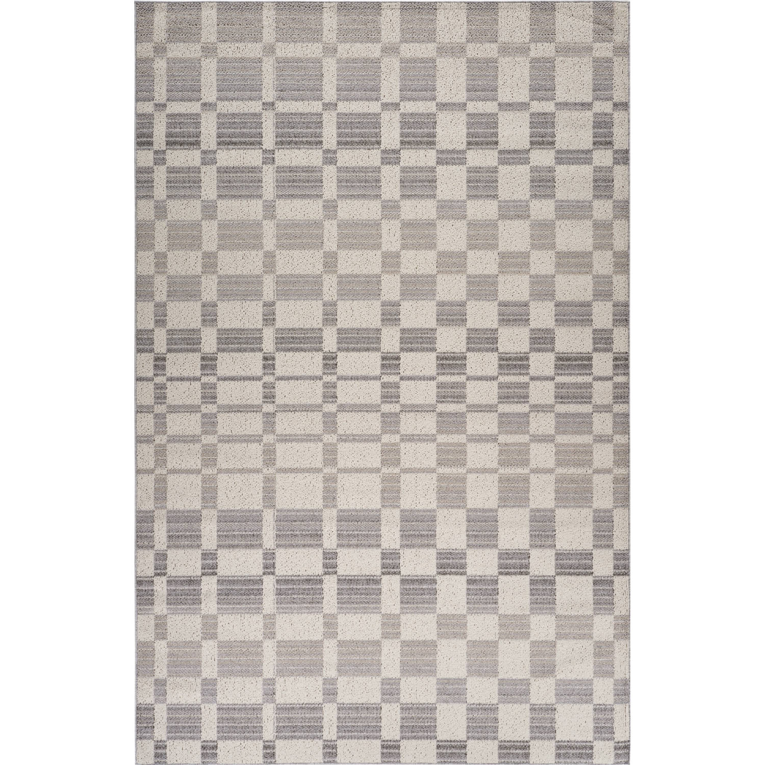 Rug Branch Ebonie Contemporary Geometric Grey/Beige Indoor Area Rug