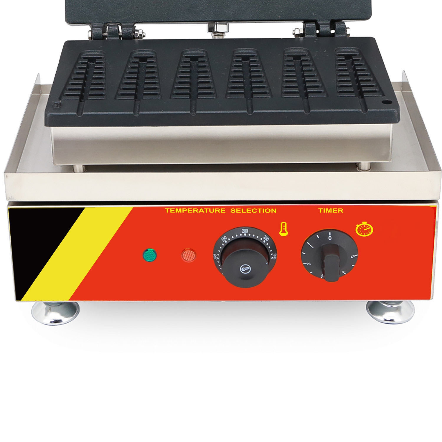 NP-503R Stick Waffle Maker | 6 Waffles on a Stick | Nonstick Plates | Manual Operation | 110V