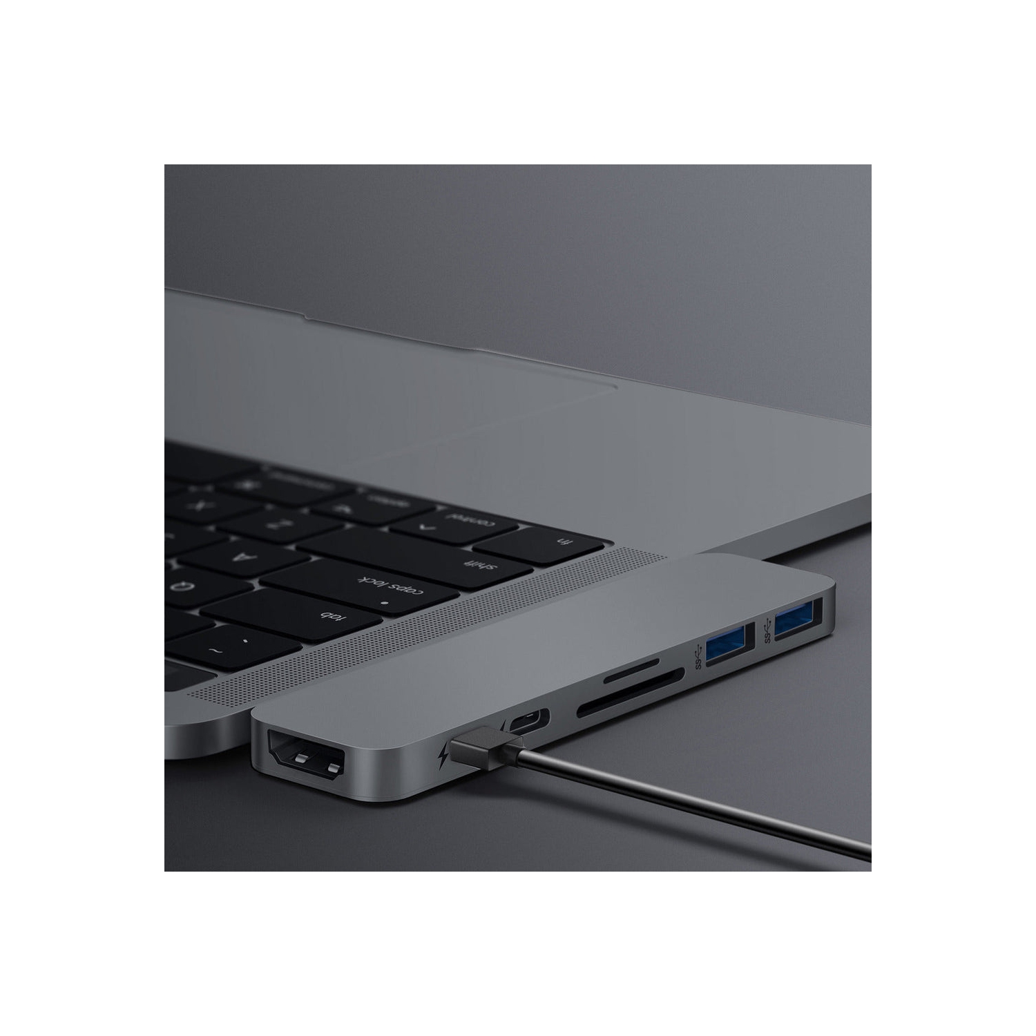 HyperDrive DUO 7-in-2 USB-C Hub - Grey