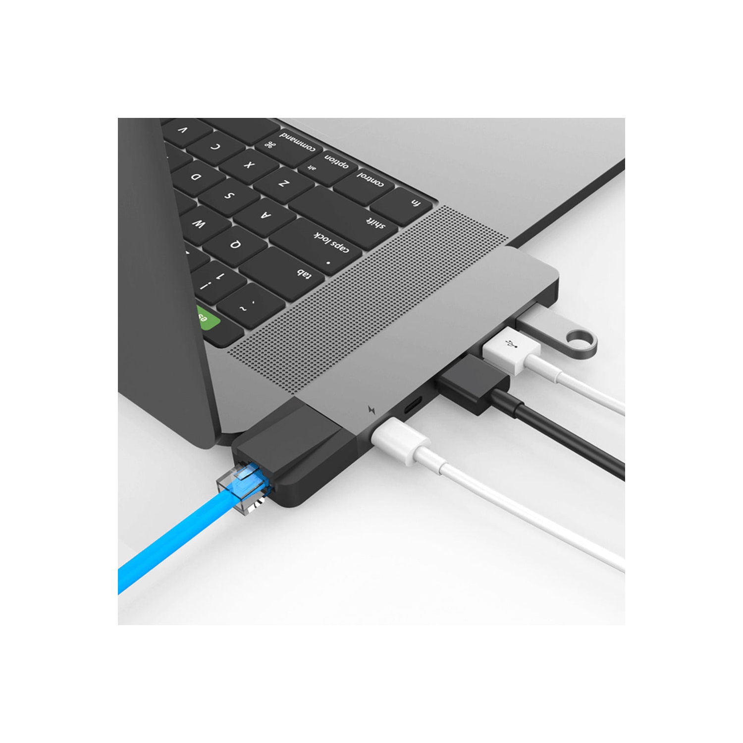 HyperDrive NET 6-in-2 USB-C Hub - Grey