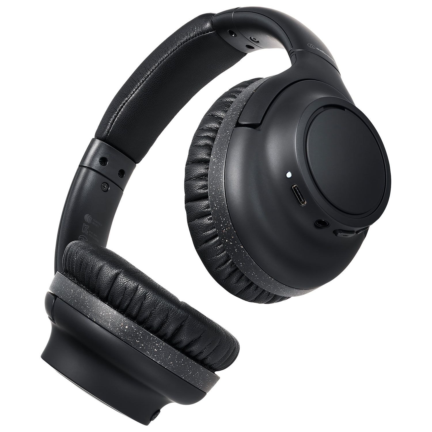 Casque d'écoute à suppression du bruit Bluetooth ATH-S300BT d'Audio-Technica - Noir