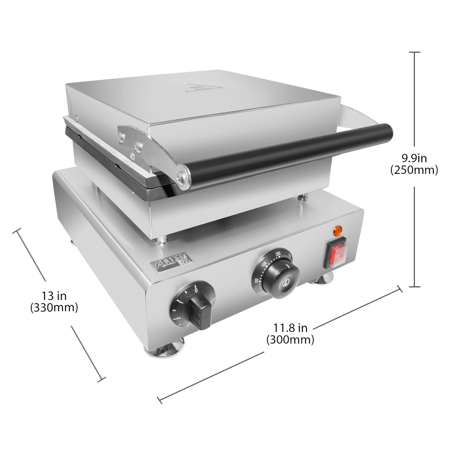 AP-511 Waffle Stick Maker | Heart Waffle Iron | Heart-Shaped Waffles on a Stick | 4 Pcs | 110V