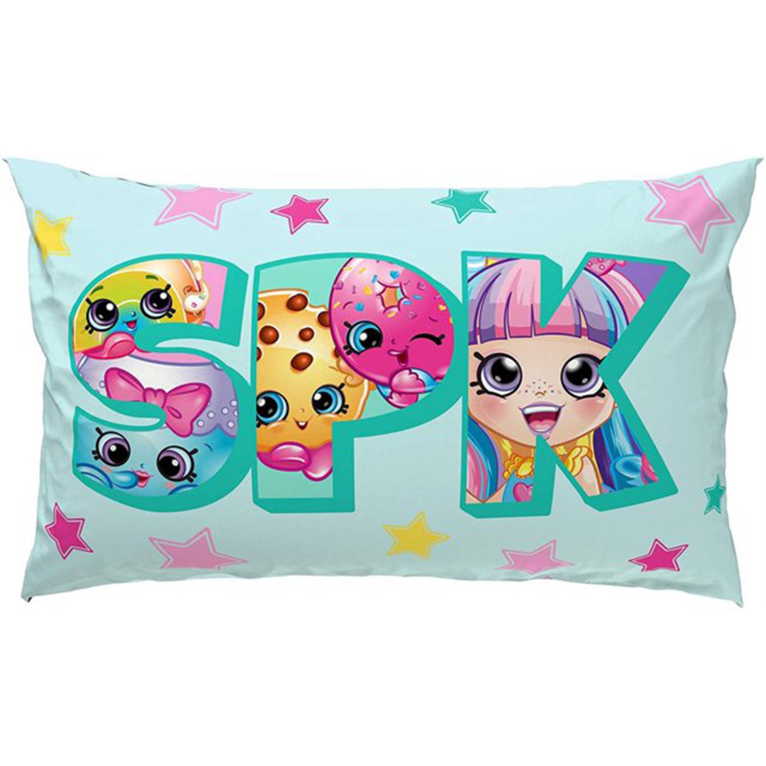 Ensemble de draps en microfibre multicolore de 3 pièces de Shopkins pour lit simple pour enfants