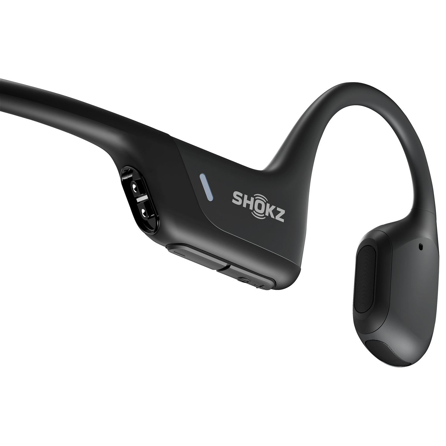 Open Box - Shokz OpenRun Pro Bone Conduction Open-Ear Bluetooth Headphones - Black