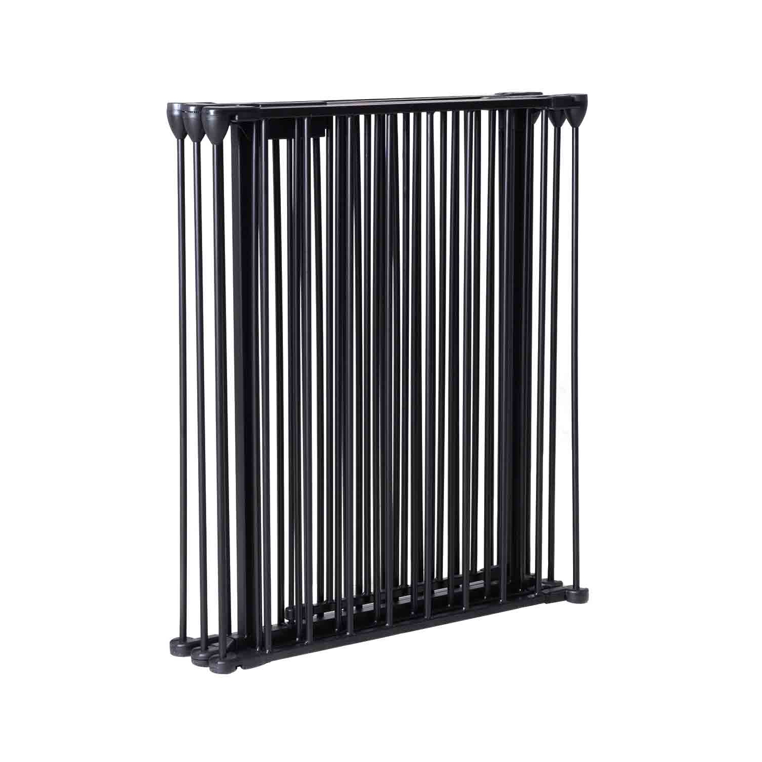 Clôture de foyer Topbuy barrière de sécurité en métal pour bébé animal de compagnie barrière de foyer