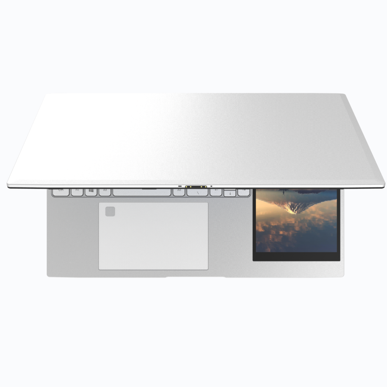 Portable de 11&nbsp;po à écran tactile miniature IPS de 15&nbsp;po de TUTT E156D argenté | Processeur N95 d'Intel MD, clavier rétroéclairé Wi-Fi