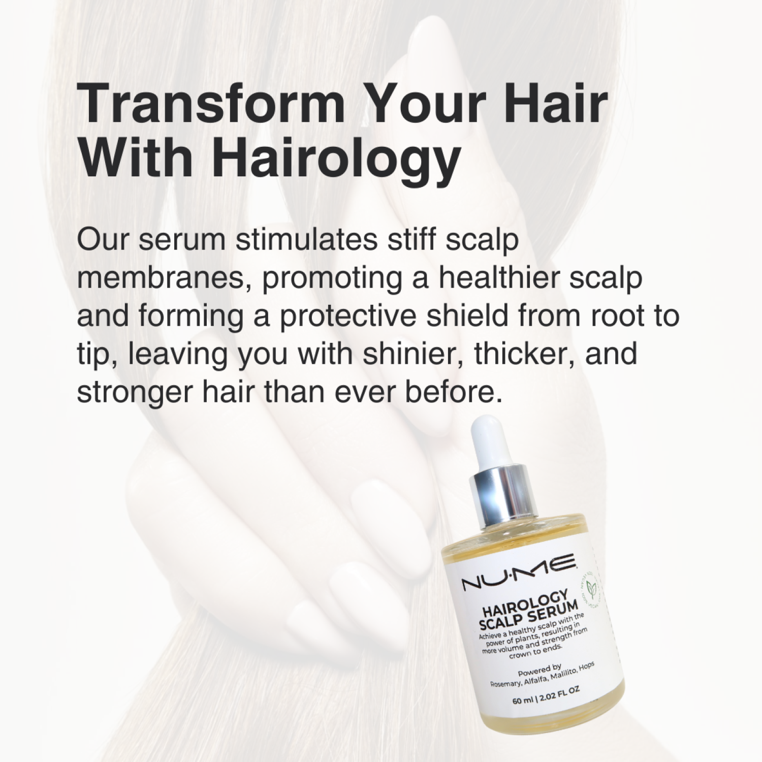 NuMe Hairology Scalp Serum - Promotes Hair Growth and Healthy Scalp