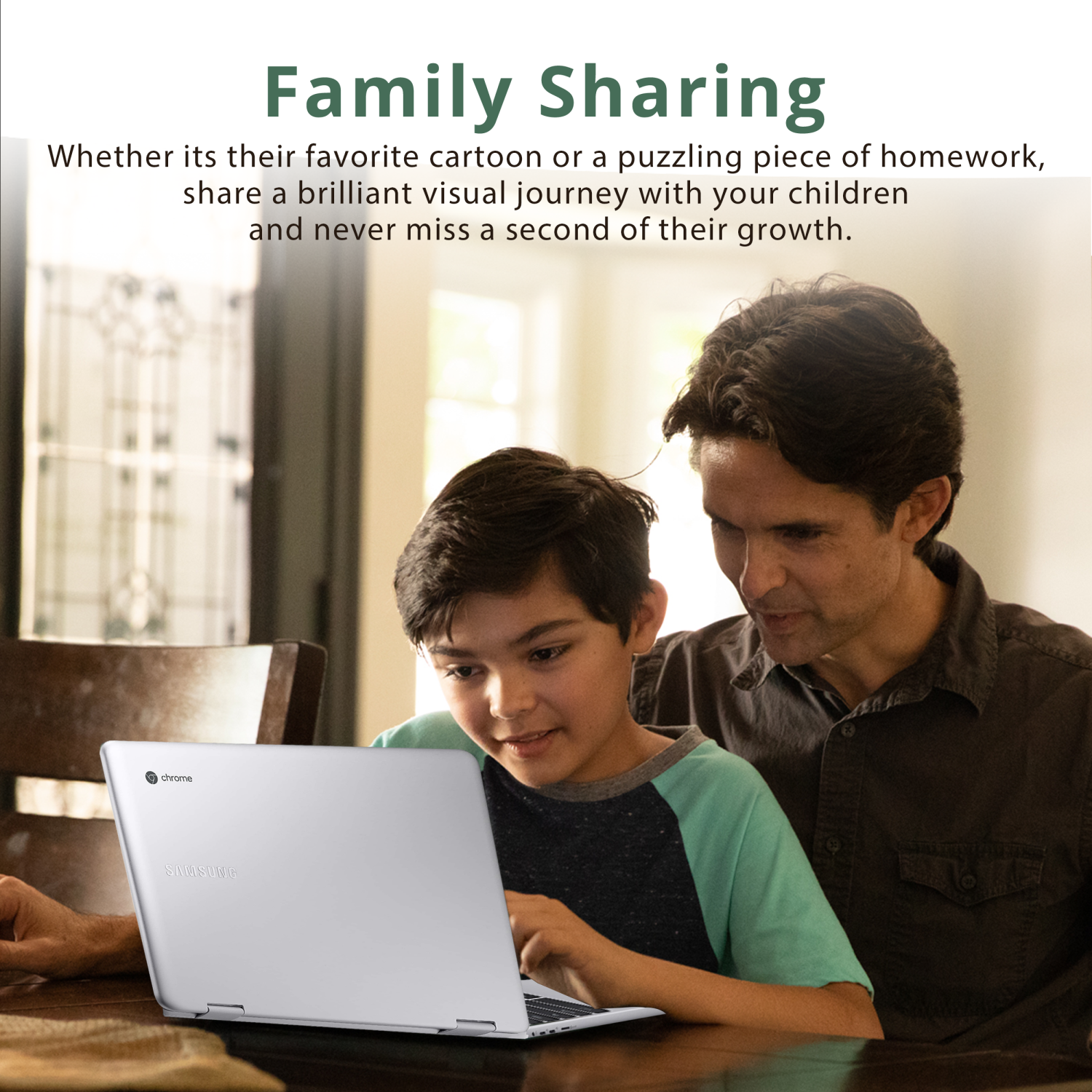 SAMSUNG Chromebook Plus V2 2-in-1 Touchscreen Laptop, 12.2" WUXGA Display, Intel Celeron 3965Y Processor, 64GB eMMC, 4GB RAM, Chrome OS, Light Titan,