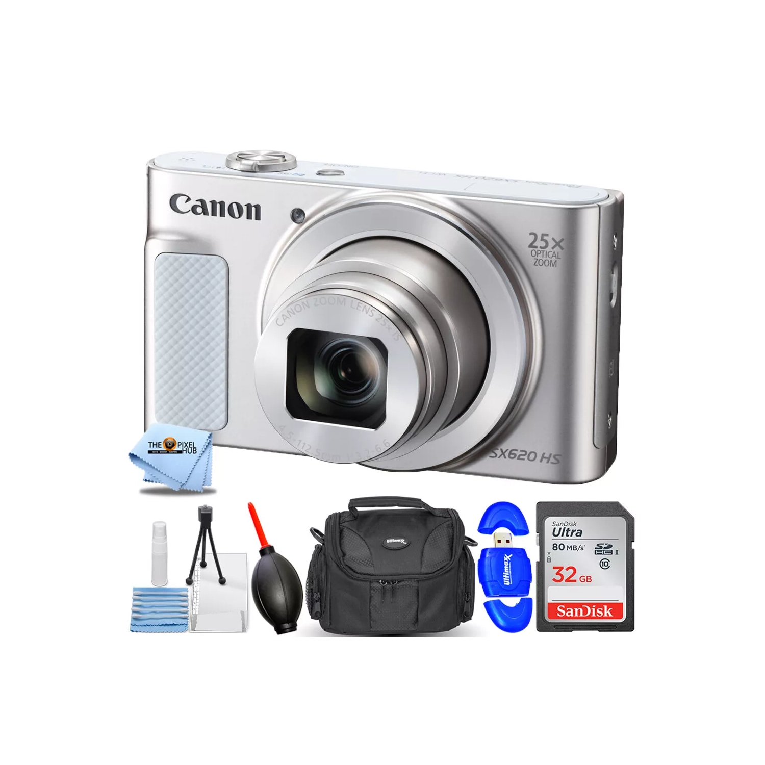 【ジャンク品】Canon PowerShot SX620 HS ホワイト Amazon Canada: Canon PowerShot SX620 HS Digital Camera along with