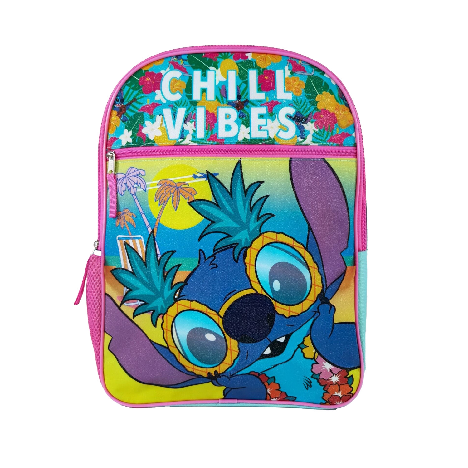 Sac à dos de 16 po pour enfants Chill Vibes de lilo & Stitch