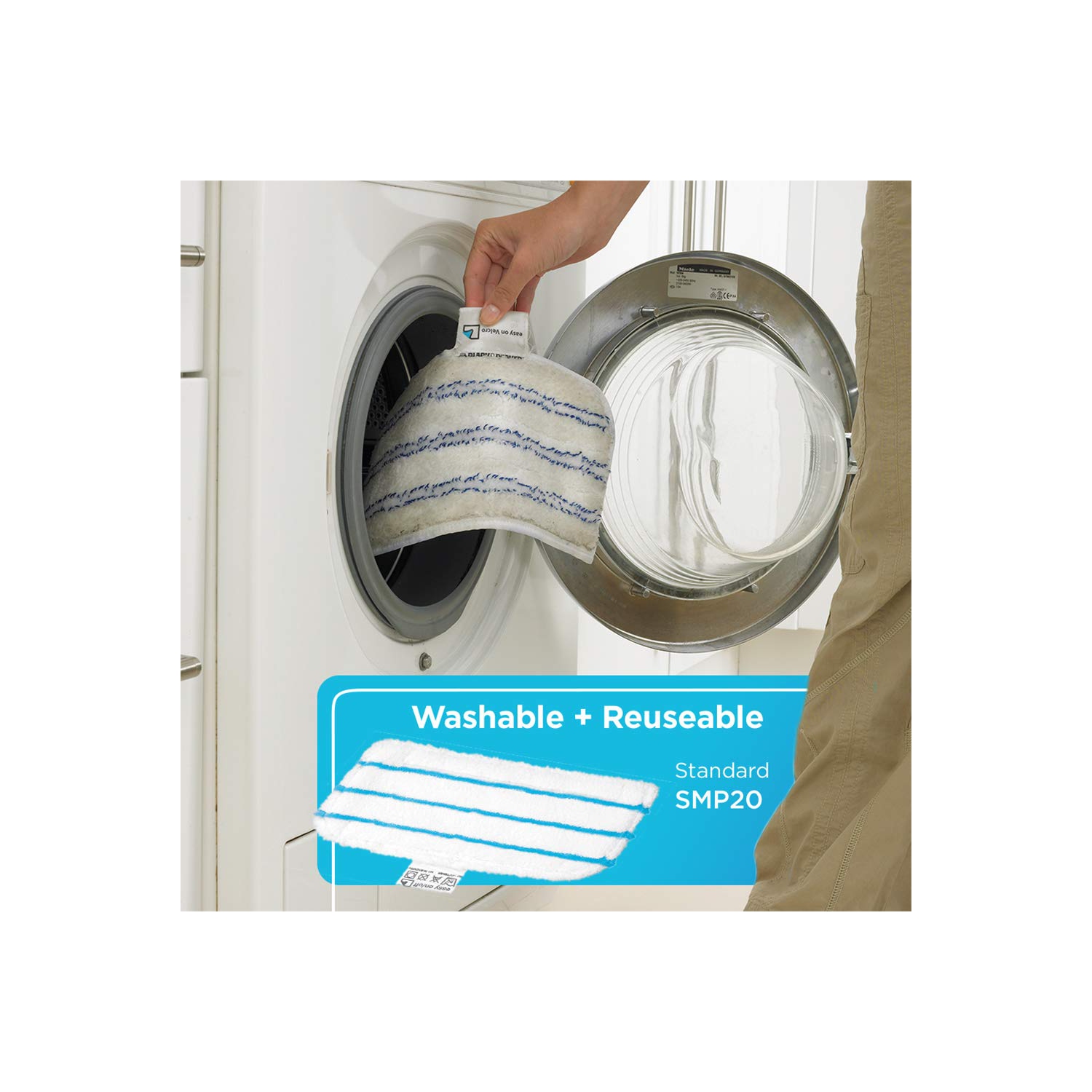 Vadrouille à vapeur 7-en-1 BLACK+Decker avec nettoyeur à vapeur portatif SteamGlove