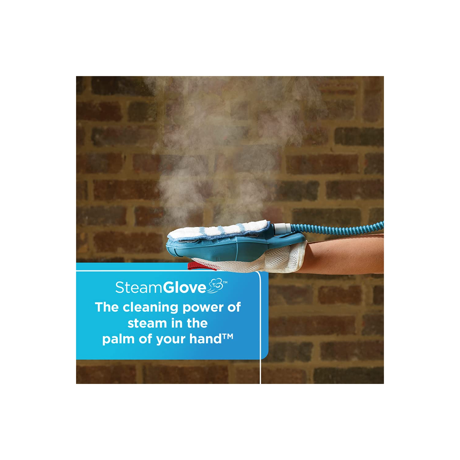 Vadrouille à vapeur 7-en-1 BLACK+Decker avec nettoyeur à vapeur portatif SteamGlove