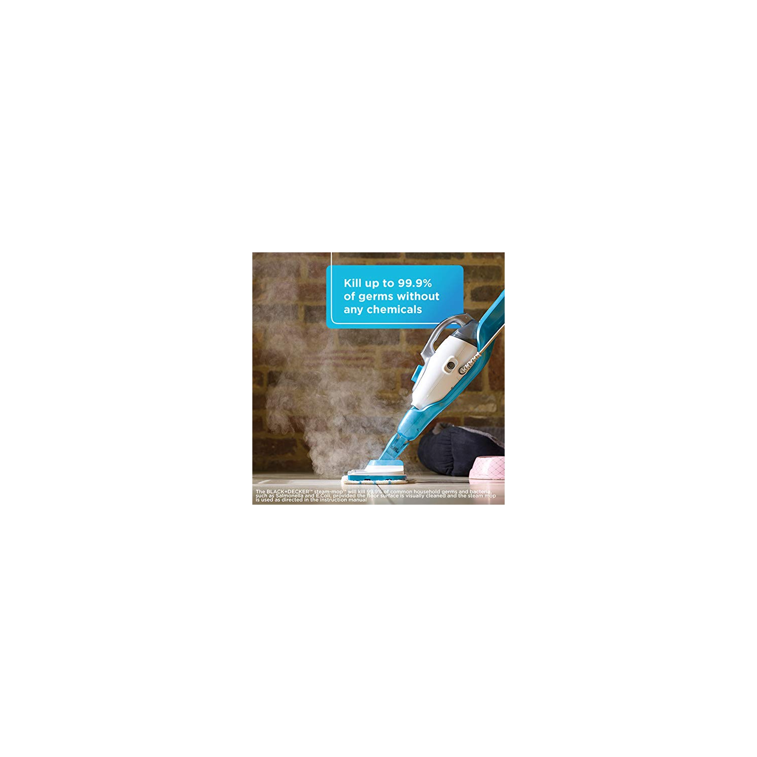 Vadrouille à vapeur 7-en-1 BLACK+Decker avec nettoyeur à vapeur portatif SteamGlove