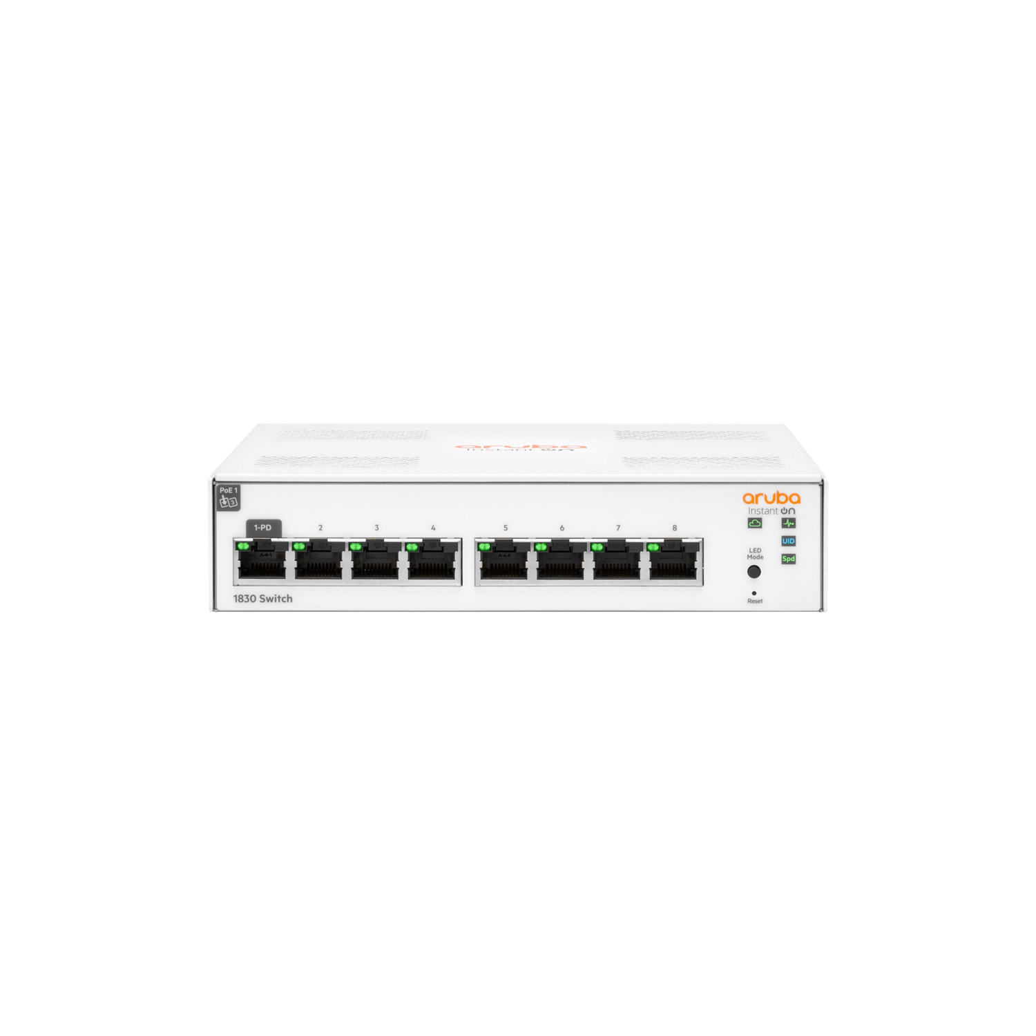 HPE Aruba Instant On 1830 8-Port Gigabit Managed Network Switch - (JL810A#ABA)