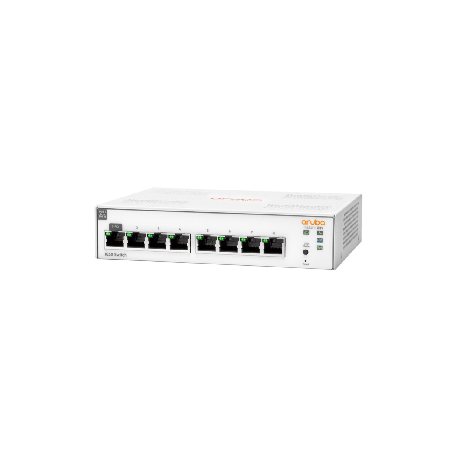 HPE Aruba Instant On 1830 8-Port Gigabit Managed Network Switch -