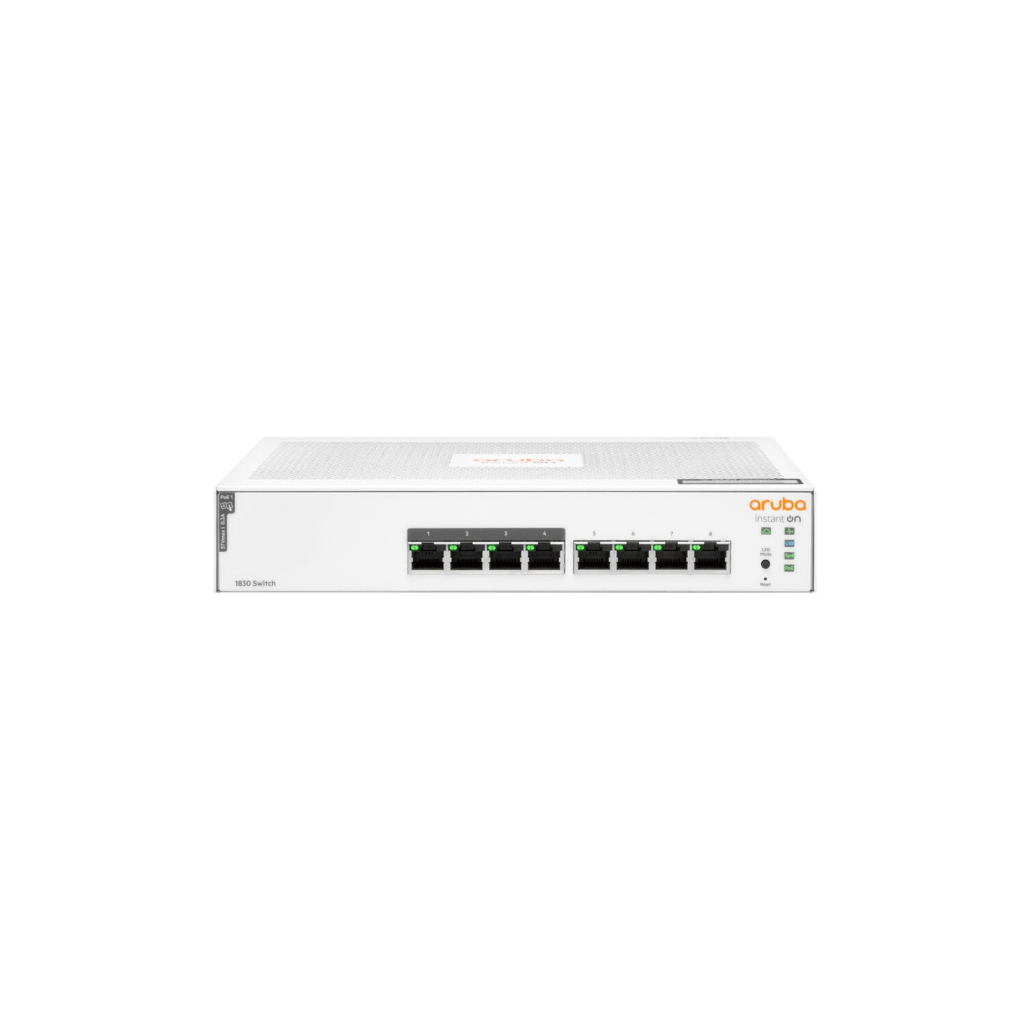 HPE Aruba Instant On 1830 8-Port Gigabit PoE+ Compliant Managed Network Switch - (JL811A#ABA)