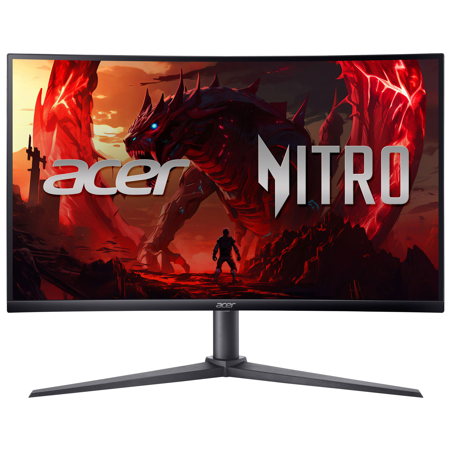 Acer Nitro 31.5" QHD 180Hz 1ms GTG Curved VA LED FreeSync Monitor (XZ320QU) - Only at Best Buy