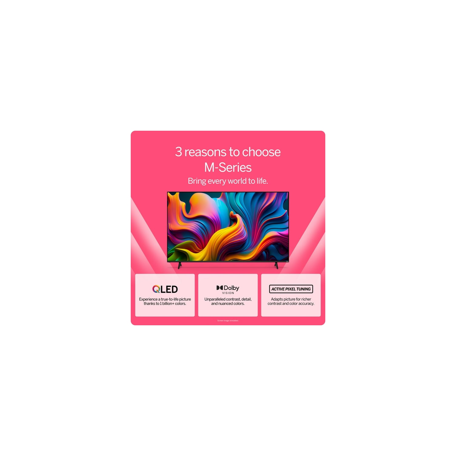 Téléviseur intelligent HDR QLED 4K de 50 po de série M6 de VIZIO M50Q6-J01