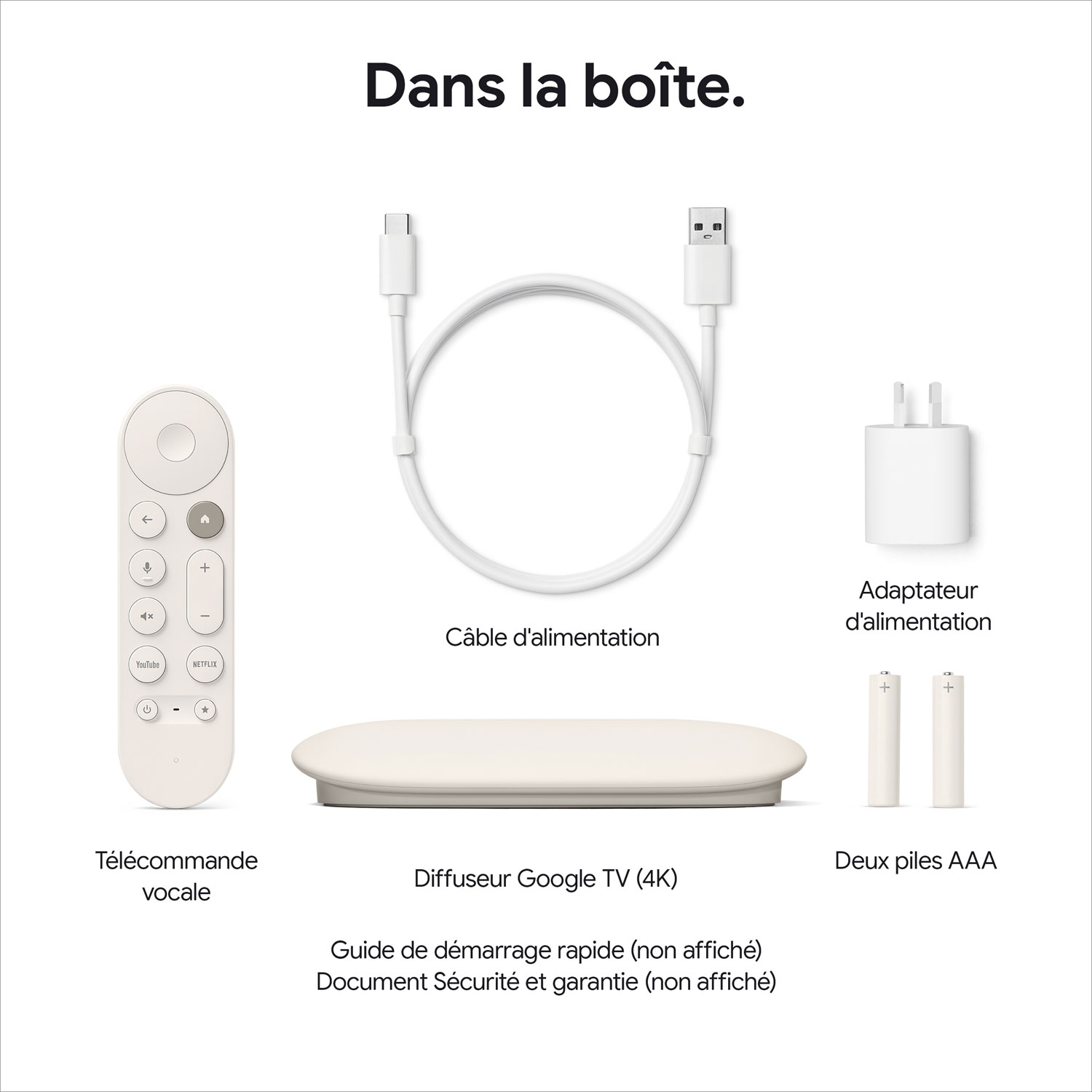 Google TV Streamer - Porcelaine