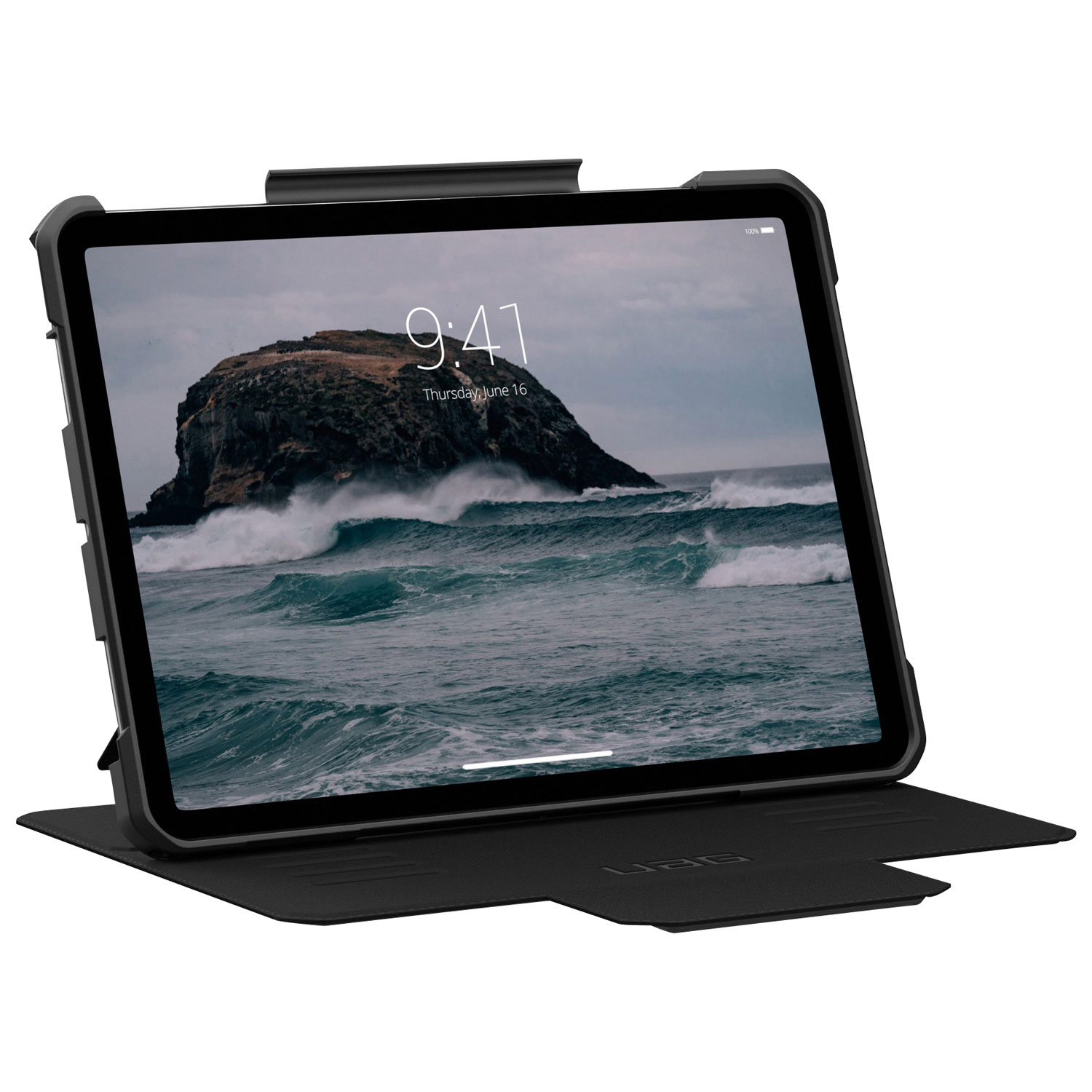Étui folio robuste Metropolis SE d'UAG pour iPad Air de 11 po - Noir
