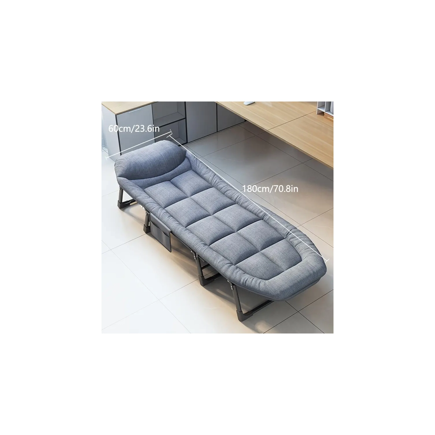 Portable Folding Bed | Lightweight Camping Cot for Office Nap, Outdoor, Lawn, Beach