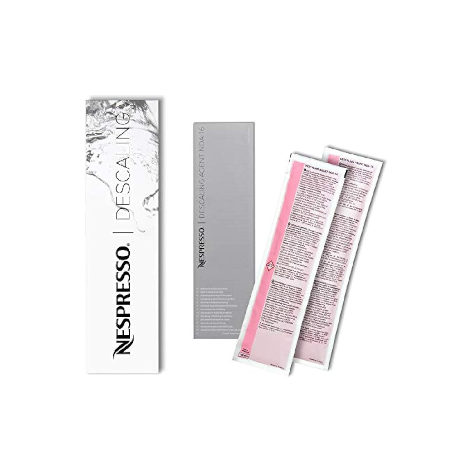 Paquet de 1 solution de détartrage Nespresso, convient à tous les modèles,