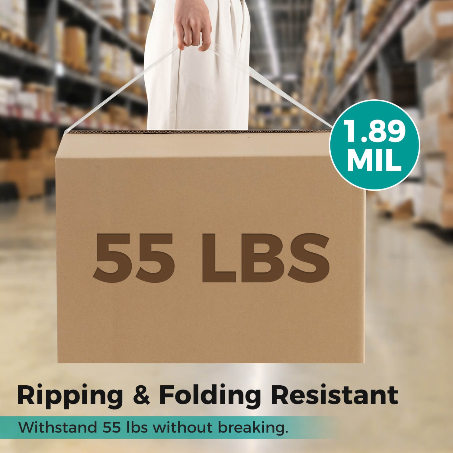 Costway – Ruban d’emballage transparent robuste 36 rouleaux, 2,36 po de largeur, 65,6 verges par rouleau