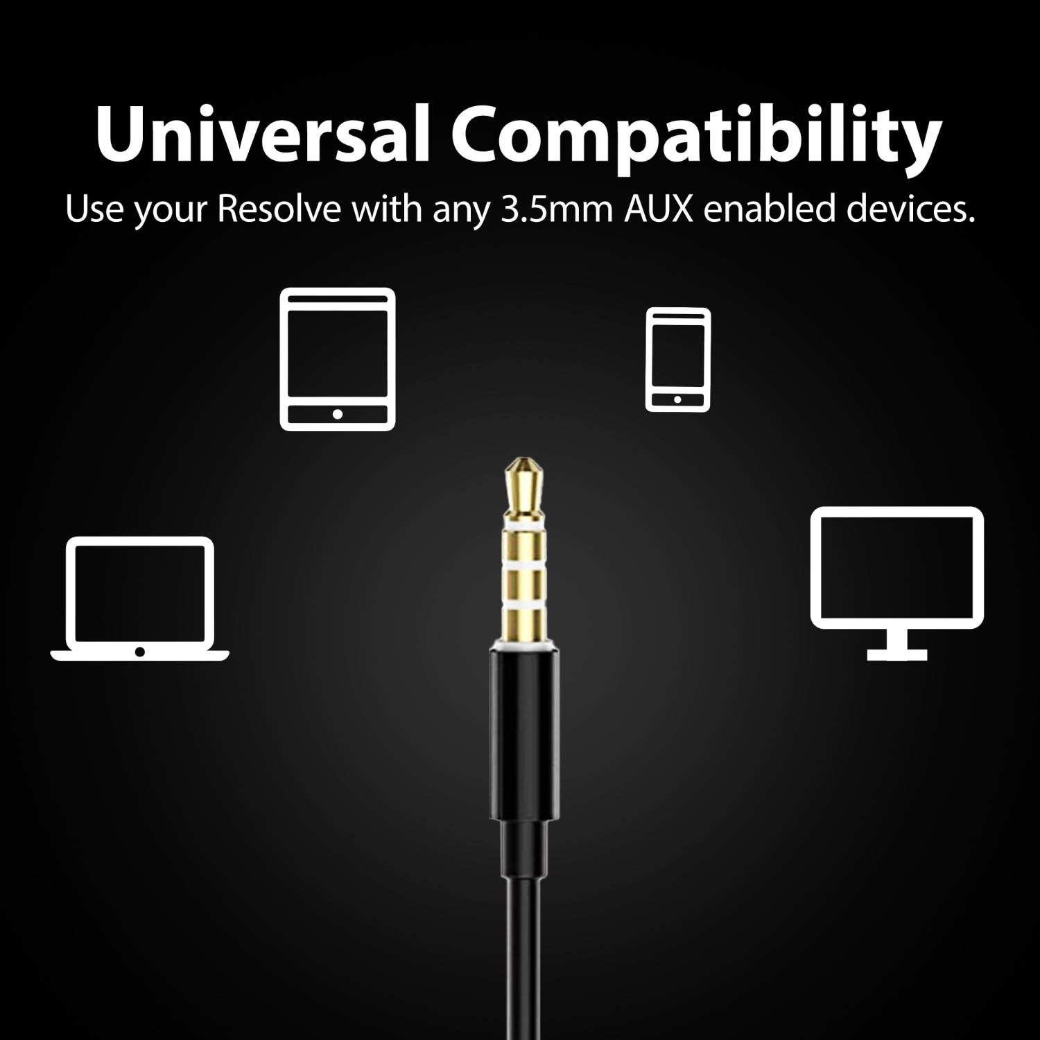 Avantree Resolve - Wired Open-Ear Earbuds & Microphone with in-Line Controls and Wrap Around Over-Ear Hook, Surroundings Awareness, 3.5mm AUX Jack