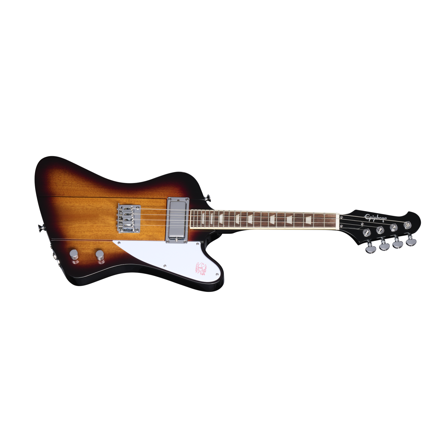 Mandoline à 4 cordes et acoustique Mandobird d'Epiphone avec étui Gigbag - Vintage Sunburst