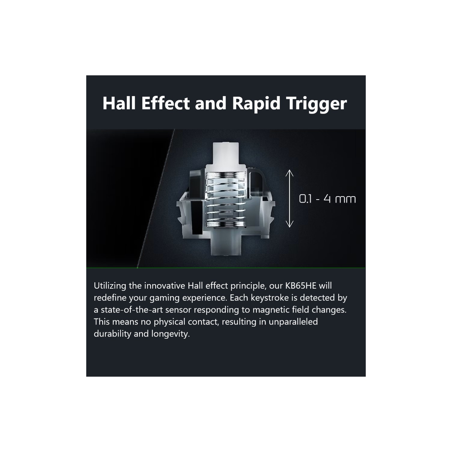 Fin Game Gear KB65HE clavier mécanique amovible RVB à effet Hall avec fil, touches magnétiques à double prise en PBT Gateron KS-37 B, boîtier en