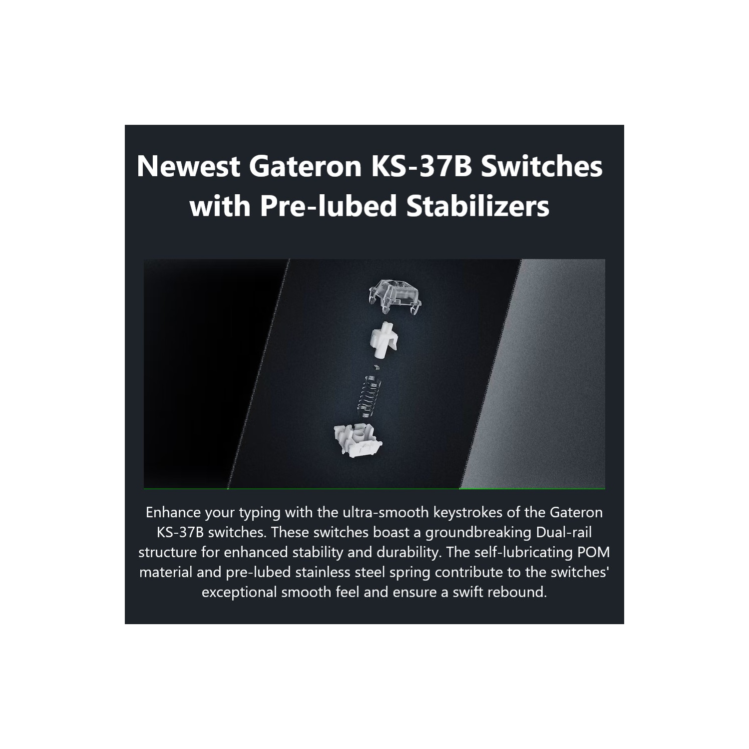 Fin Game Gear KB65HE clavier mécanique amovible RVB à effet Hall avec fil, touches magnétiques à double prise en PBT Gateron KS-37 B, boîtier en