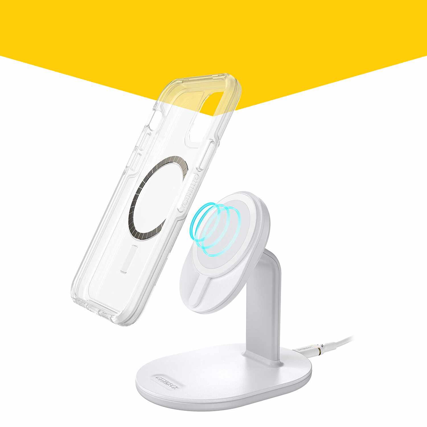 Support de chargement sans fil d'OtterBox pour MagSafe 7,5 W | Blanc/Lucid Dreamer
