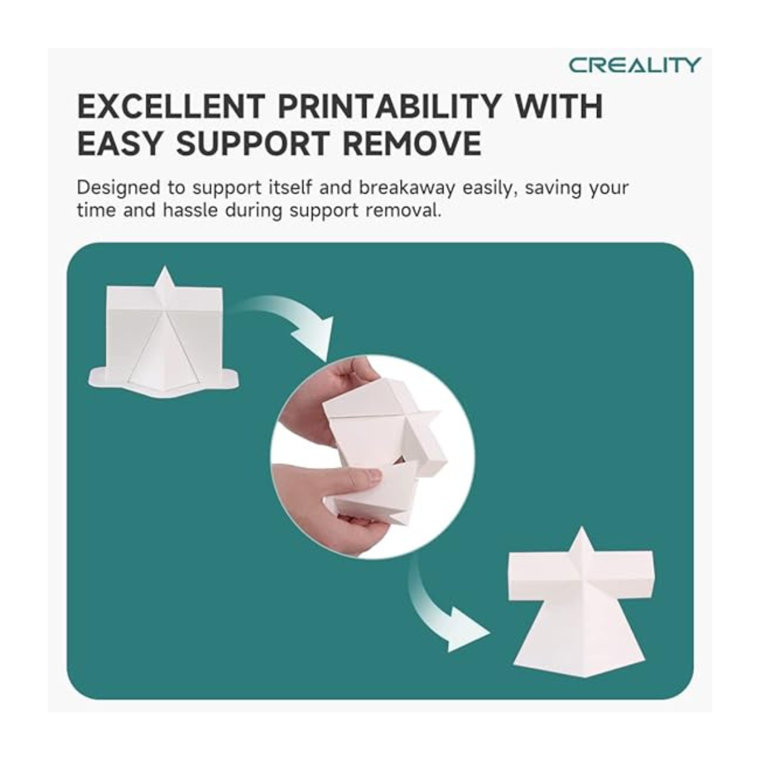 Creality Matte CR-MATTE 3D Printer Filament 1.75 mm, 1 KG Spool