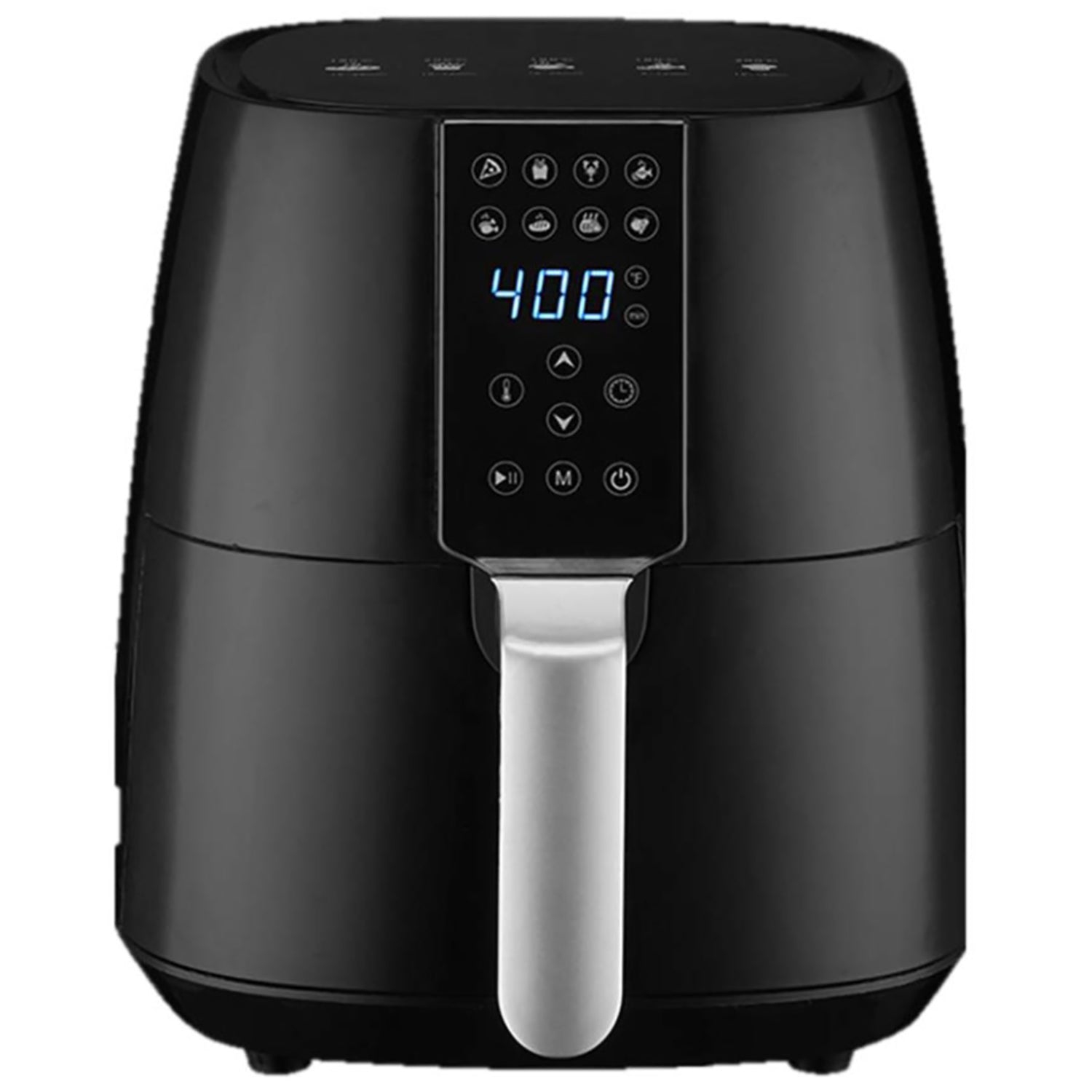 Toastess - Digital Hot Air Fryer, 3.8 Liter Capacity, 8 Preset Functions, Black