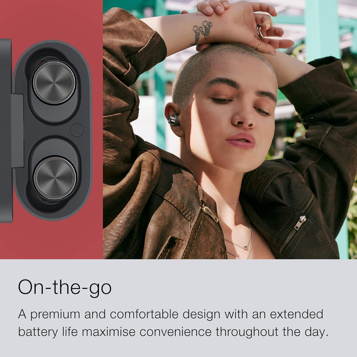 Écouteurs boutons sans fil Pi5 S2 de Bowers & Wilkins - suppression active du bruit, technologie Qualcomm aptX, Bluetooth, appels cristallins, sans