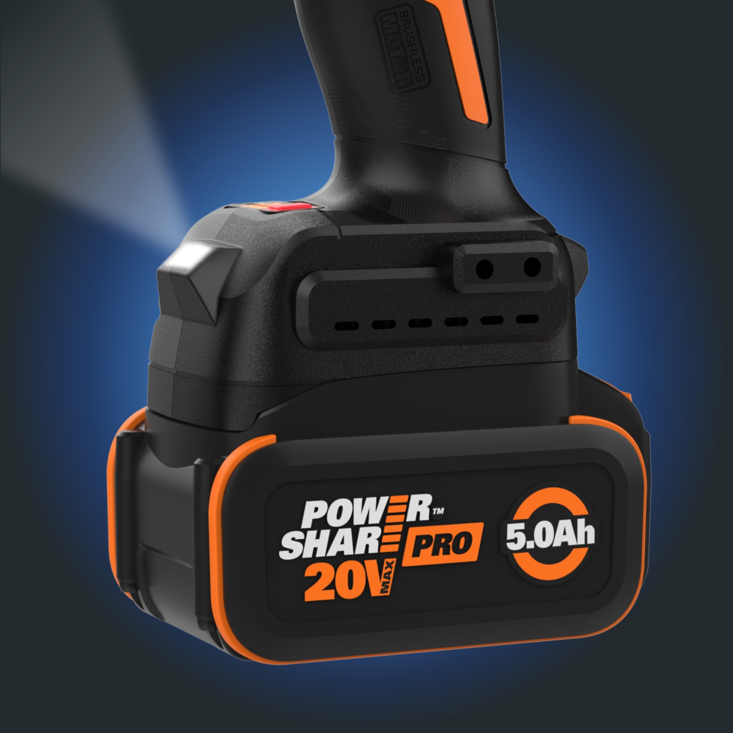 Worx WX276L Nitro 20V Brushless High Torque 1/2' Impact Wrench