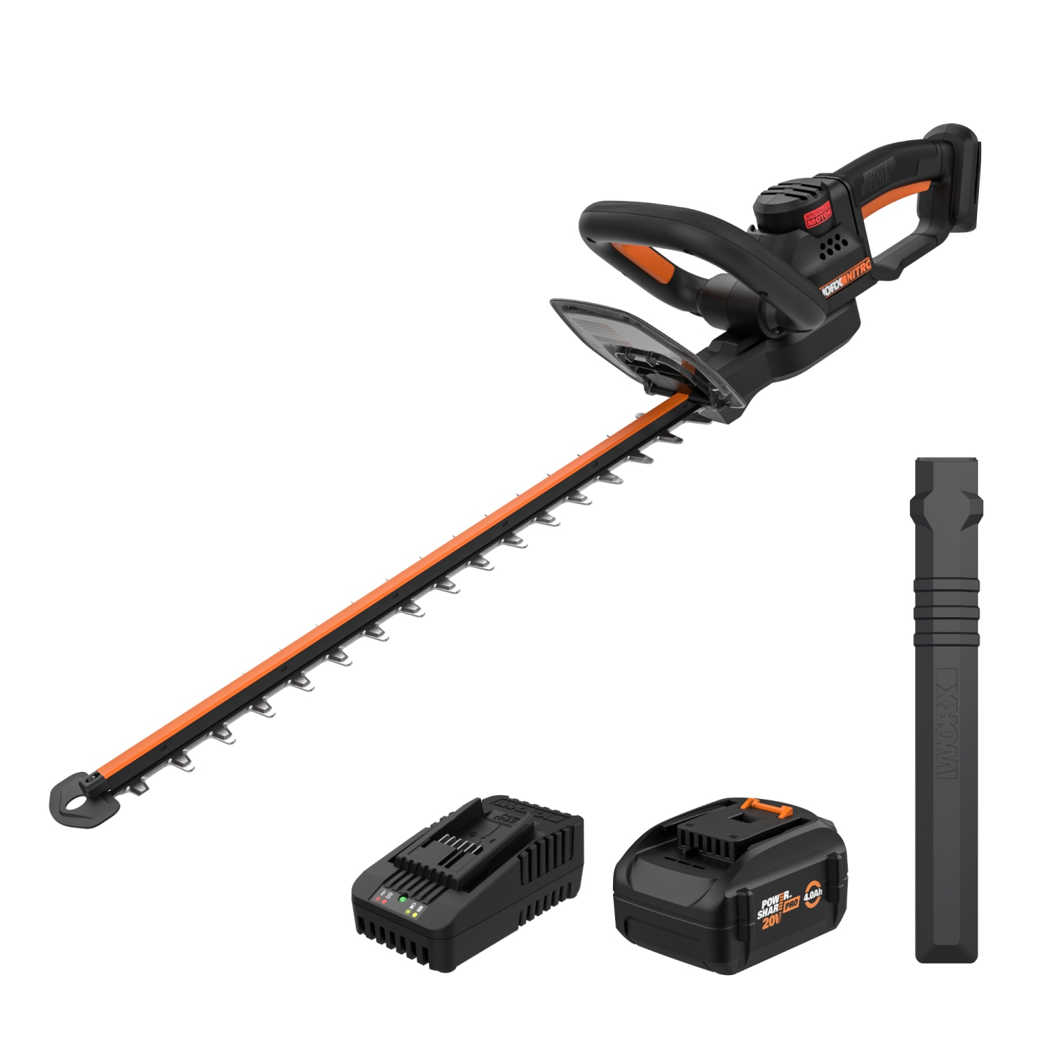 Worx WG263 Nitro 20V Brushless 22" Cordless Hedge Trimmer