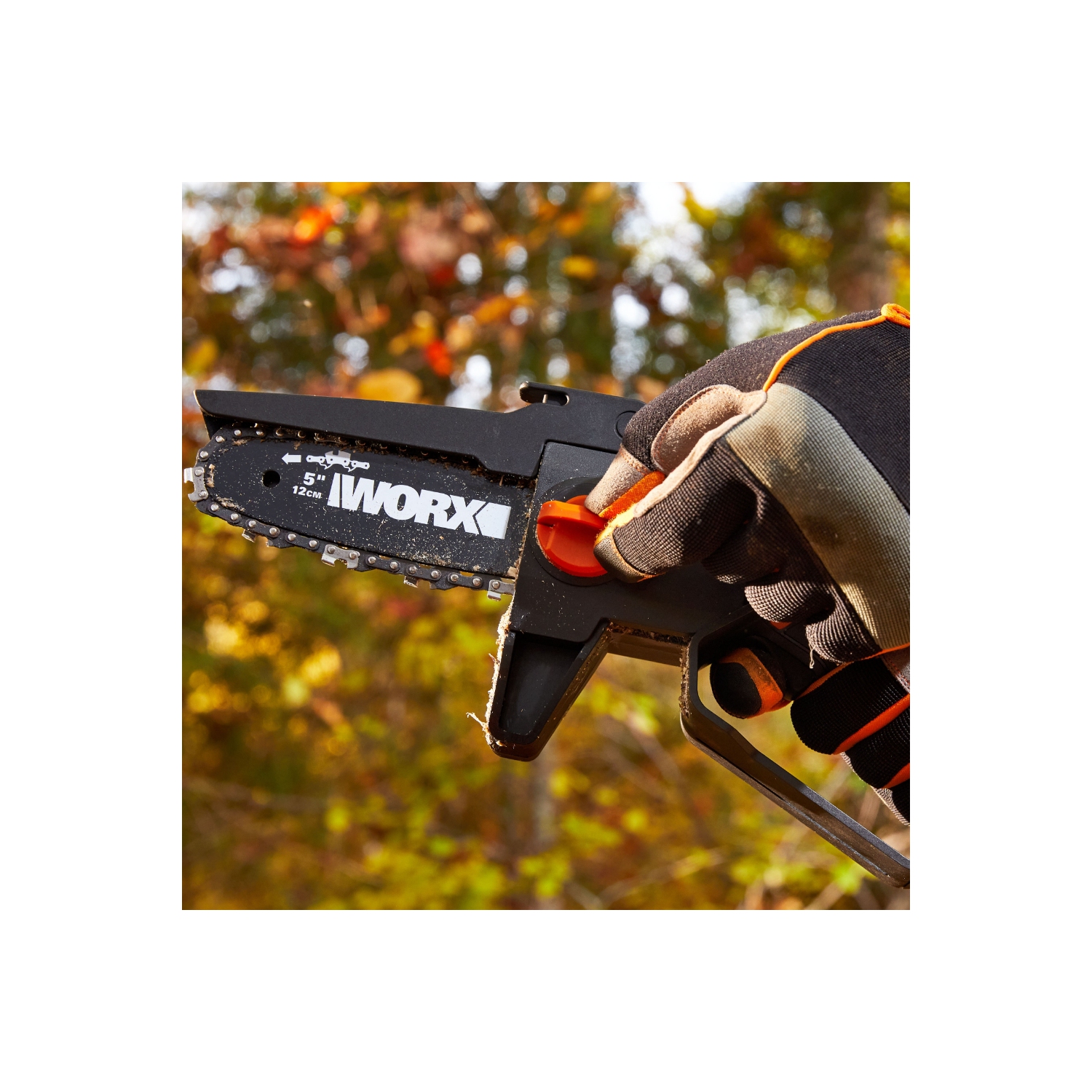 Scie d'élagage sans balais WORX WG325 Nitro 20&nbsp;V, 5 po