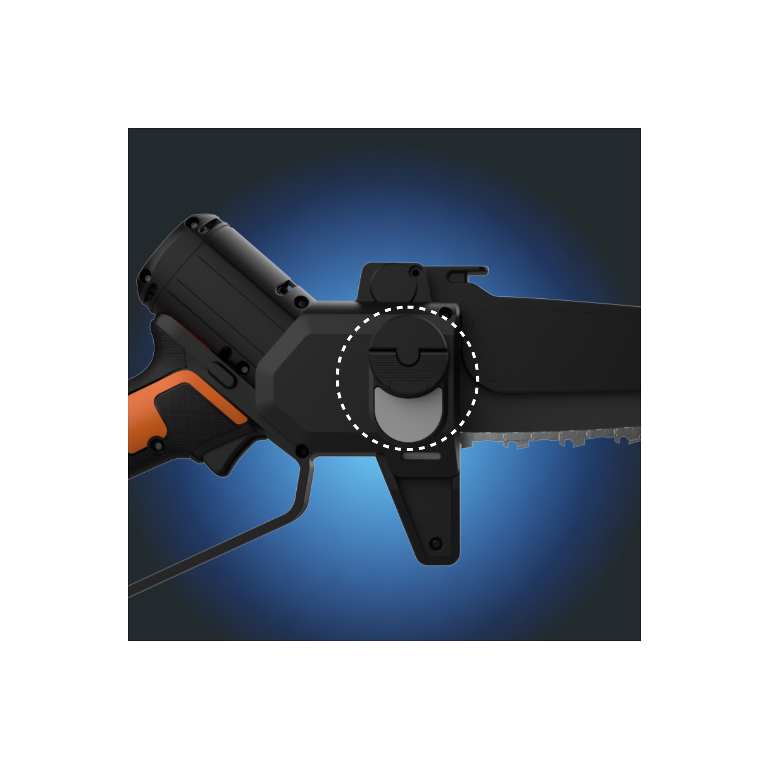 Scie d'élagage sans balais WORX WG325 Nitro 20&nbsp;V, 5 po