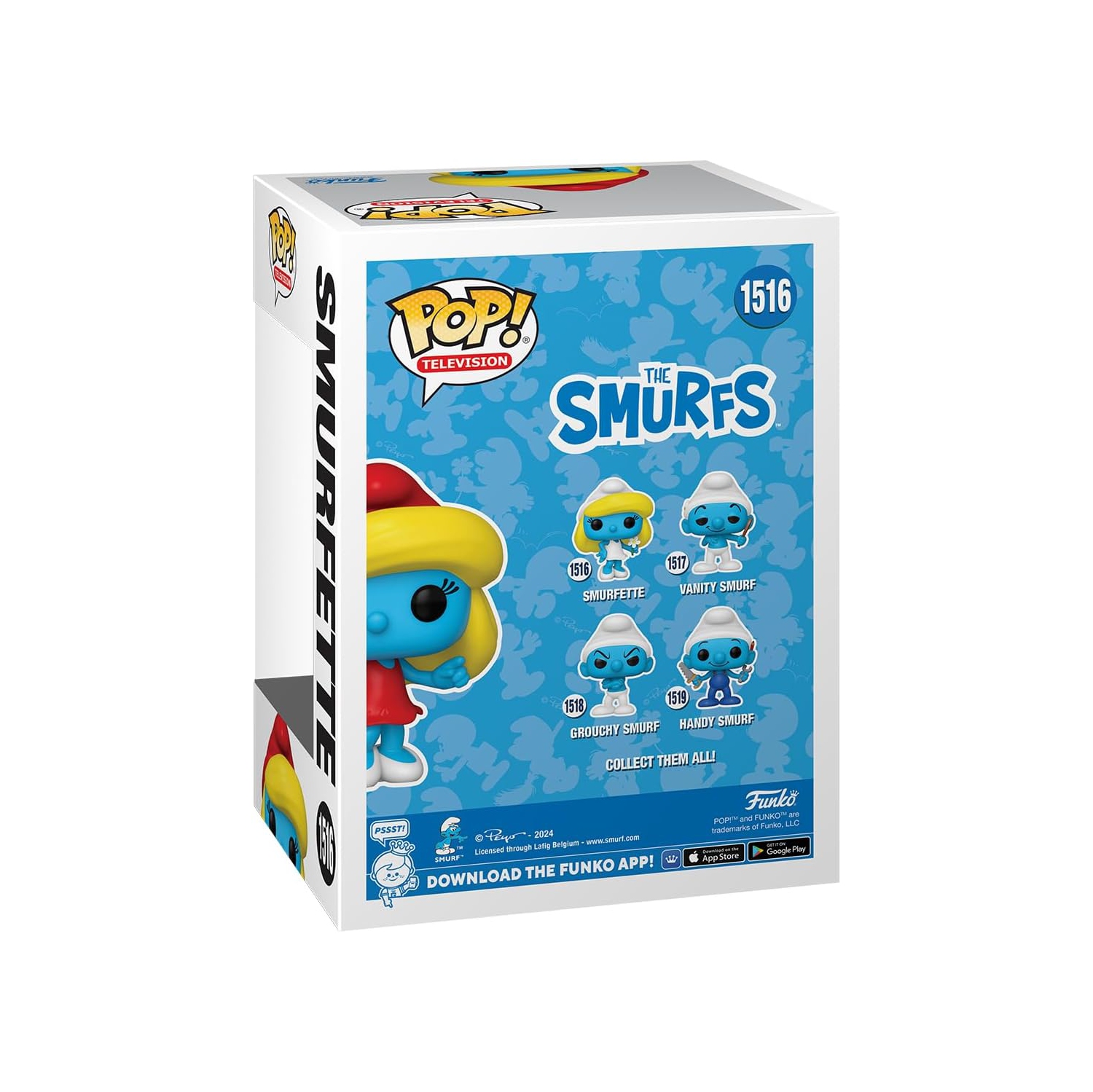 Pop Television The Smurfs 3.75 Inch Action Figure - Smurfette #1516