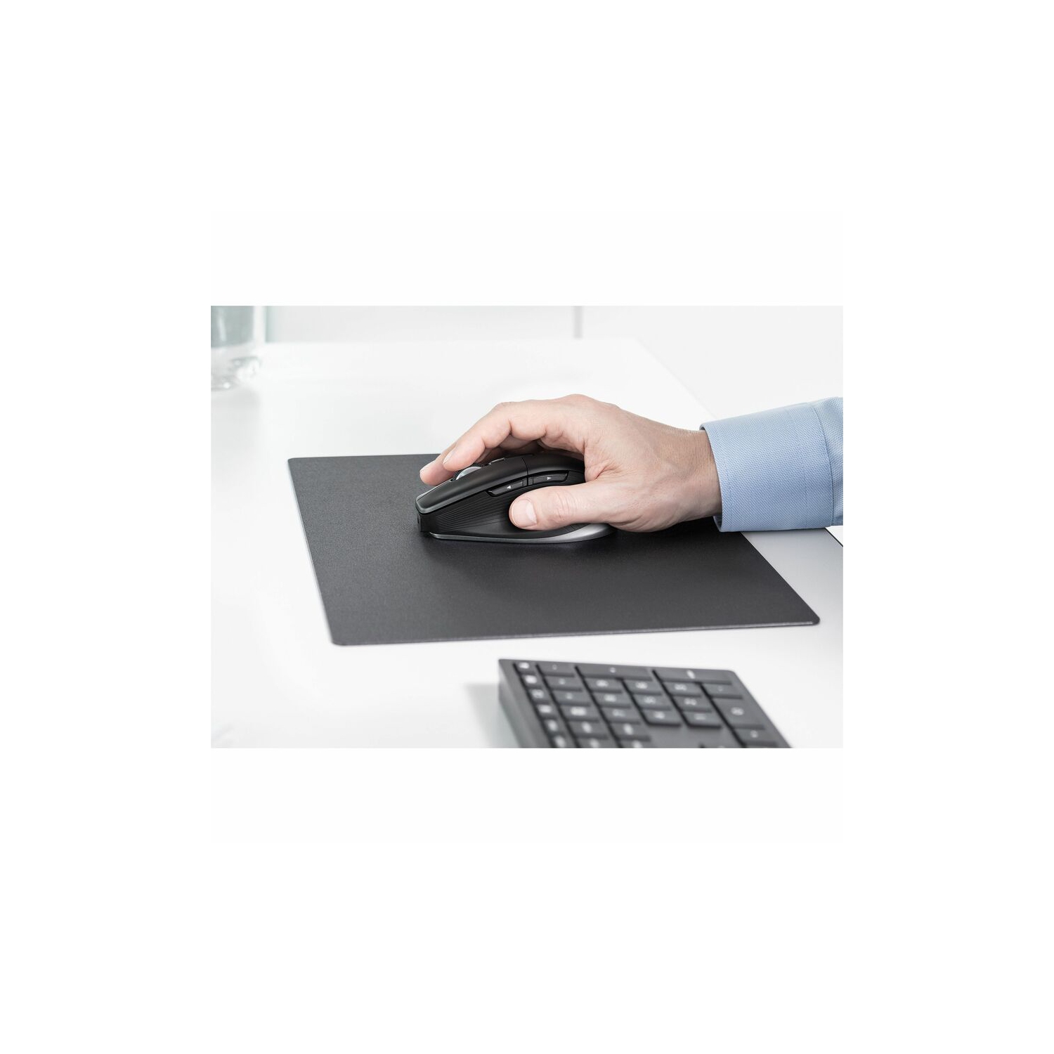 3Dconnexion CadMouse Pro 7200 DPI Wireless Optical Mouse - Black -