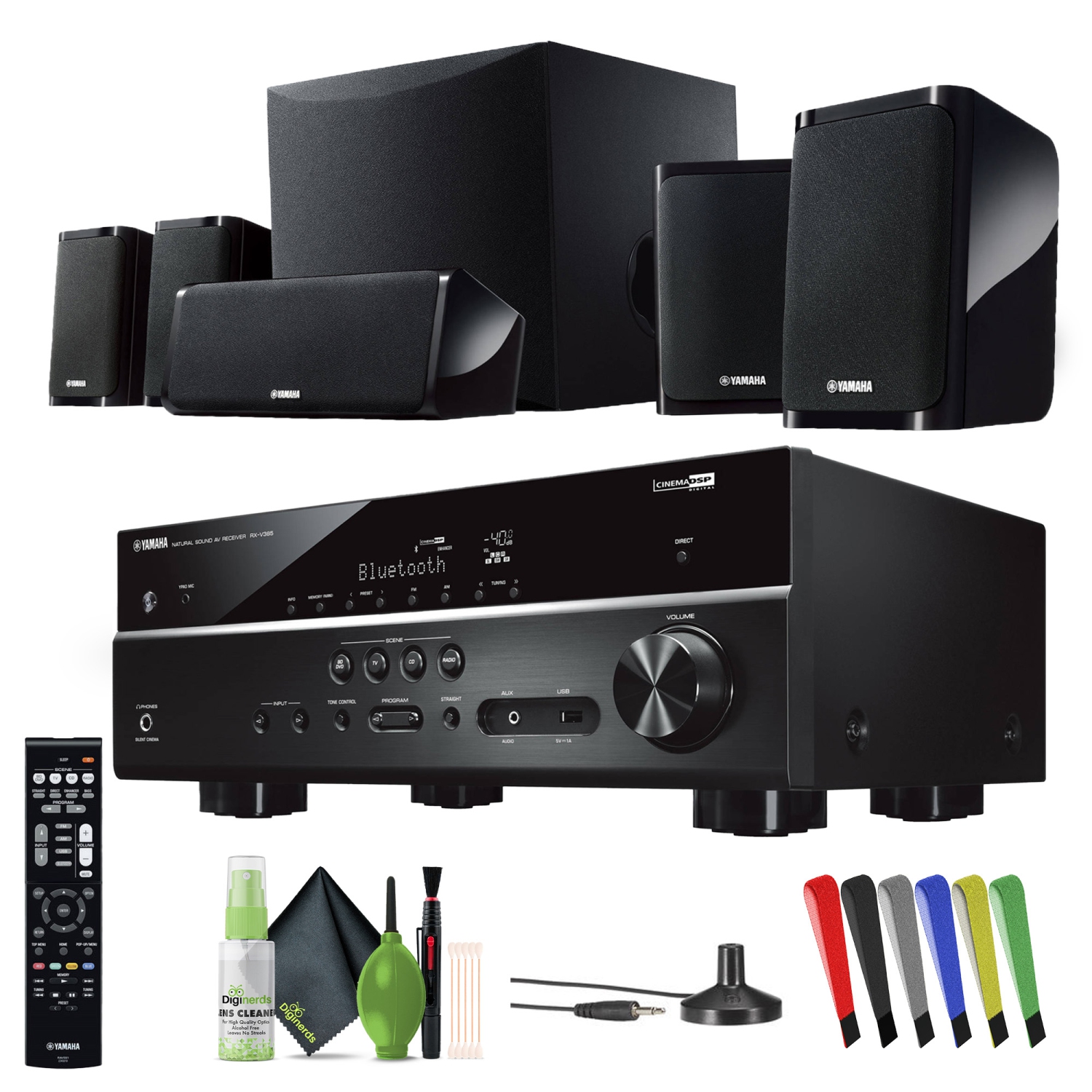 Yamaha Audio YHT-4950U 4K Ultra HD 5.1-Channel Home Theater System (Bundle)