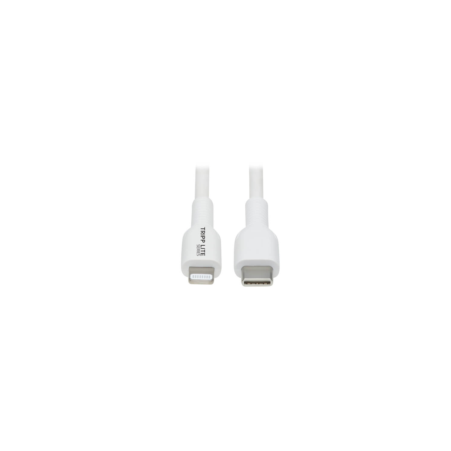 Tripp Lite 1 m (3.3 Ft) USB-C vers le câble de foudre - Blanc (M102-01M-WH)