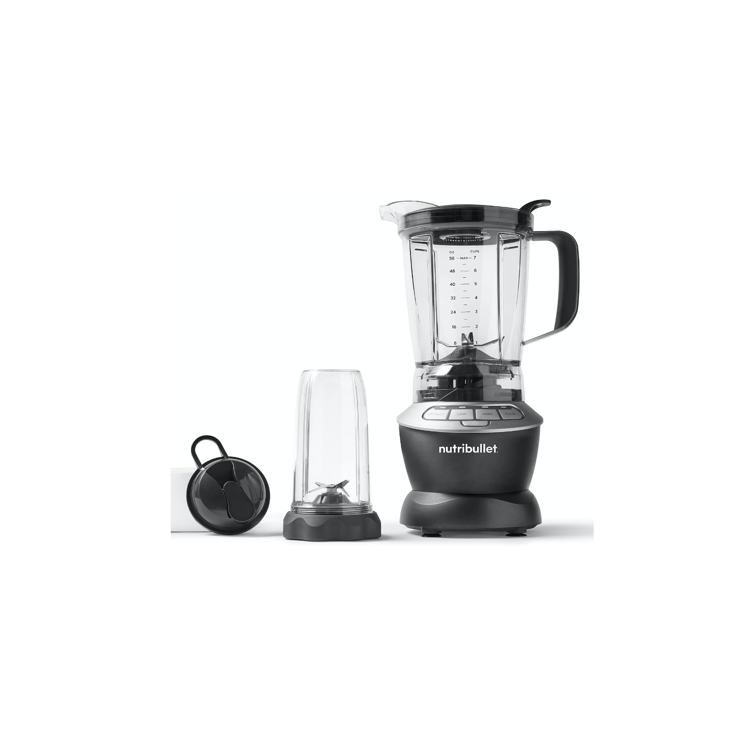 (Refurbished - Good) Nutribullet Blender Combo with Single Serve Cups,1000W,Black